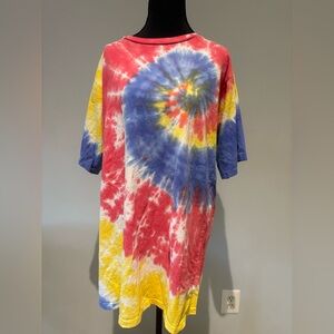 Colorful Tie-Dye Tshirt Dress